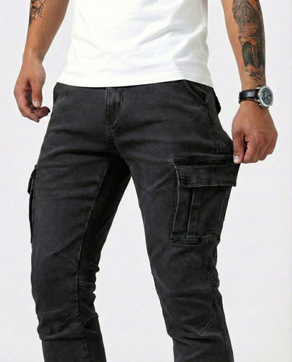 Van Delft Mode® | Flexibele denim jeans met zijzakken