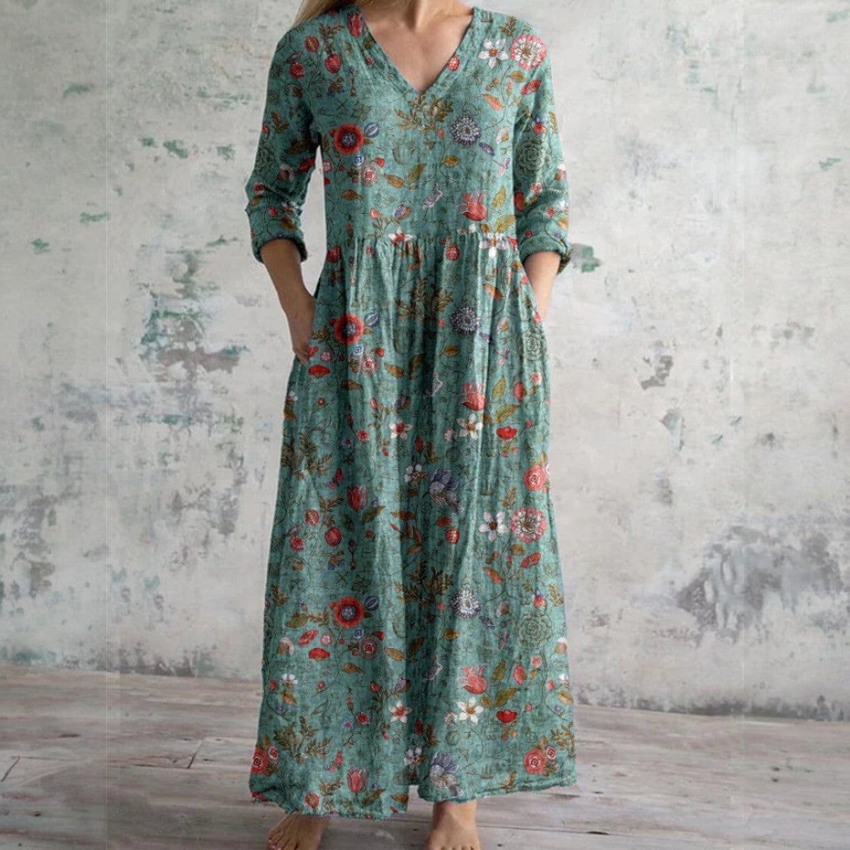 Van Delft Mode® | Elegante Bloemenjurk