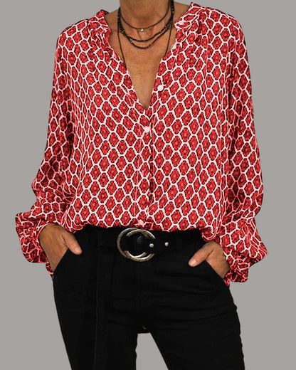 Van Delft Mode® | GEOMETRISCHE BLOUSE
