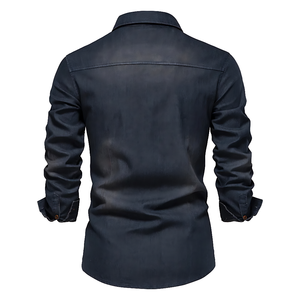 Van Delft Mode® | Katoenen denim overhemd