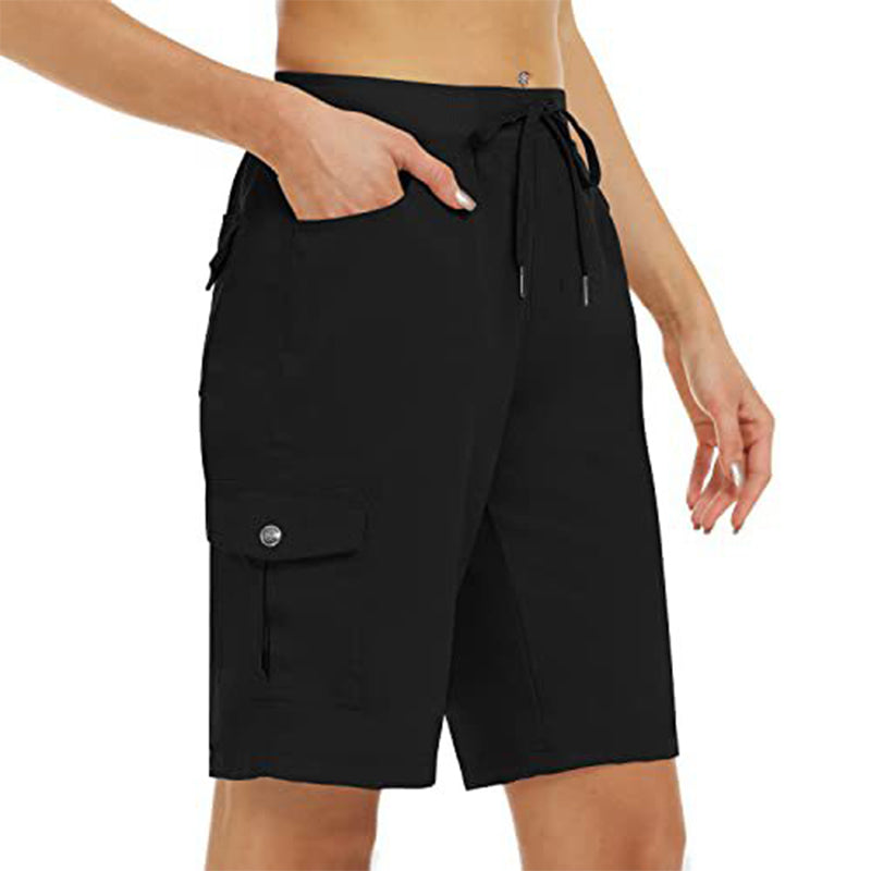 Van Delft Mode® | Comfortabele dames short met zijzakken