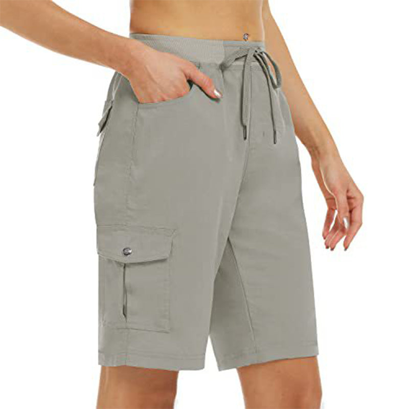 Van Delft Mode® | Comfortabele dames short met zijzakken