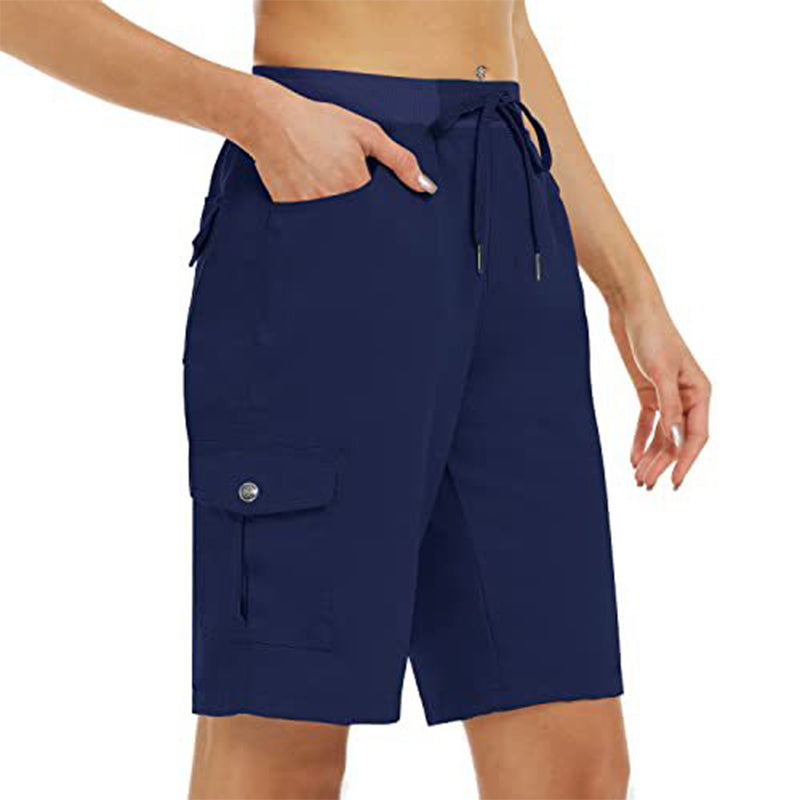 Van Delft Mode® | Comfortabele dames short met zijzakken