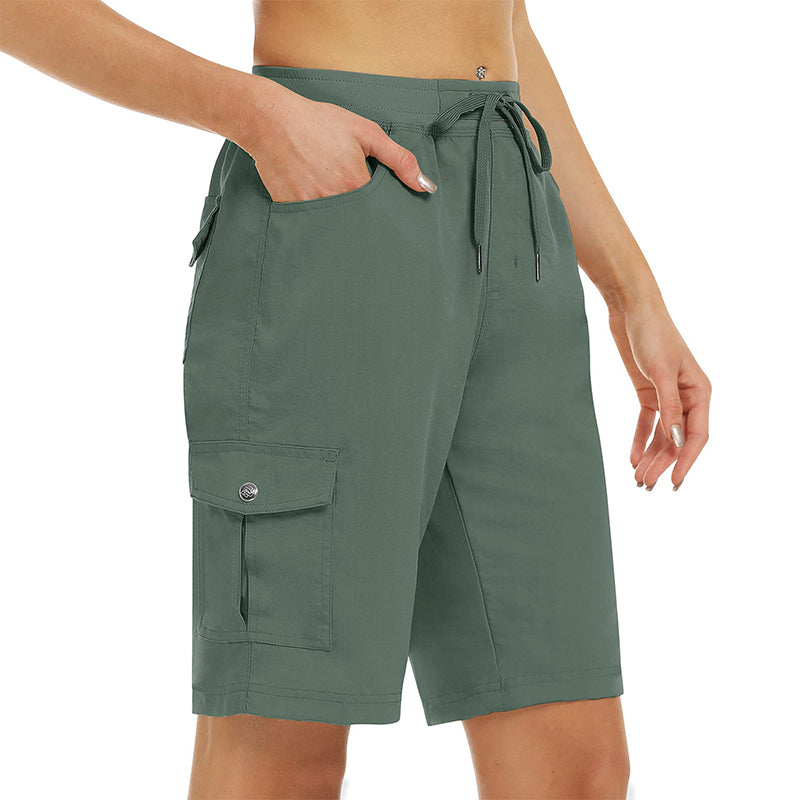 Van Delft Mode® | Comfortabele dames short met zijzakken