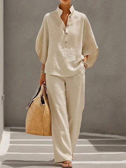 Twee-delige casual en elegante set voor dames