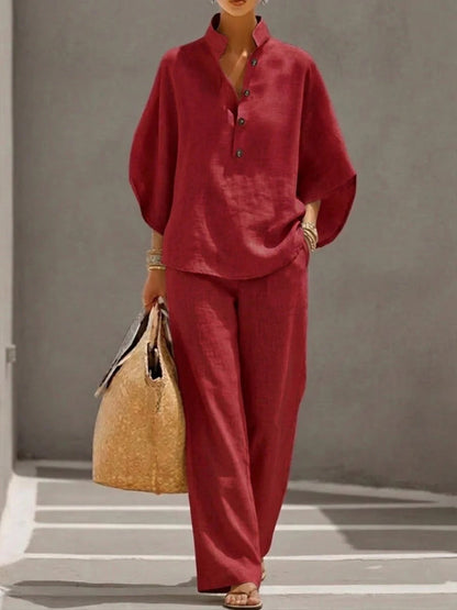 Twee-delige casual en elegante set voor dames