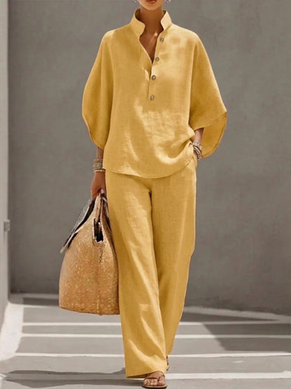 Twee-delige casual en elegante set voor dames