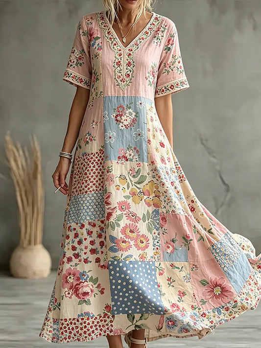 Casual bloemenprint jurk voor dames