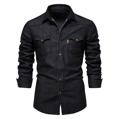 Van Delft Mode® | Katoenen denim overhemd