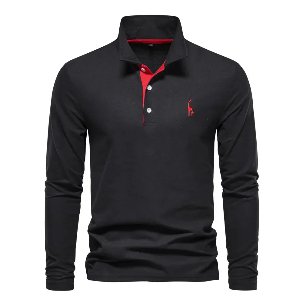Van Delft Mode® | Polo met Lange Mouwen