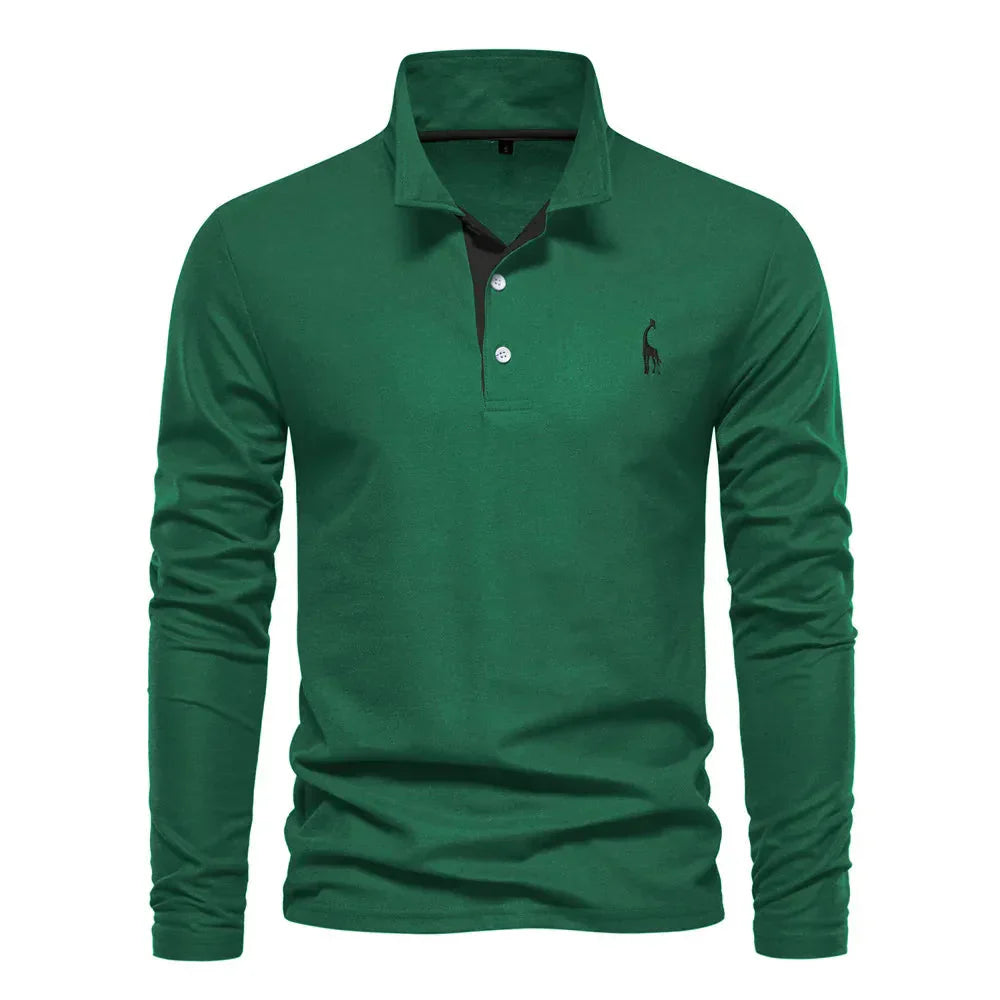 Van Delft Mode® | Polo met Lange Mouwen