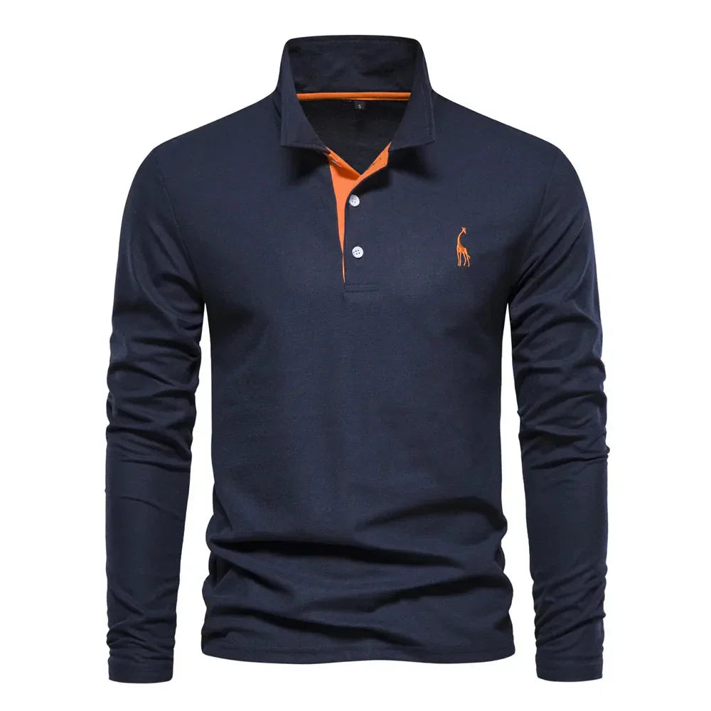 Van Delft Mode® | Polo met Lange Mouwen