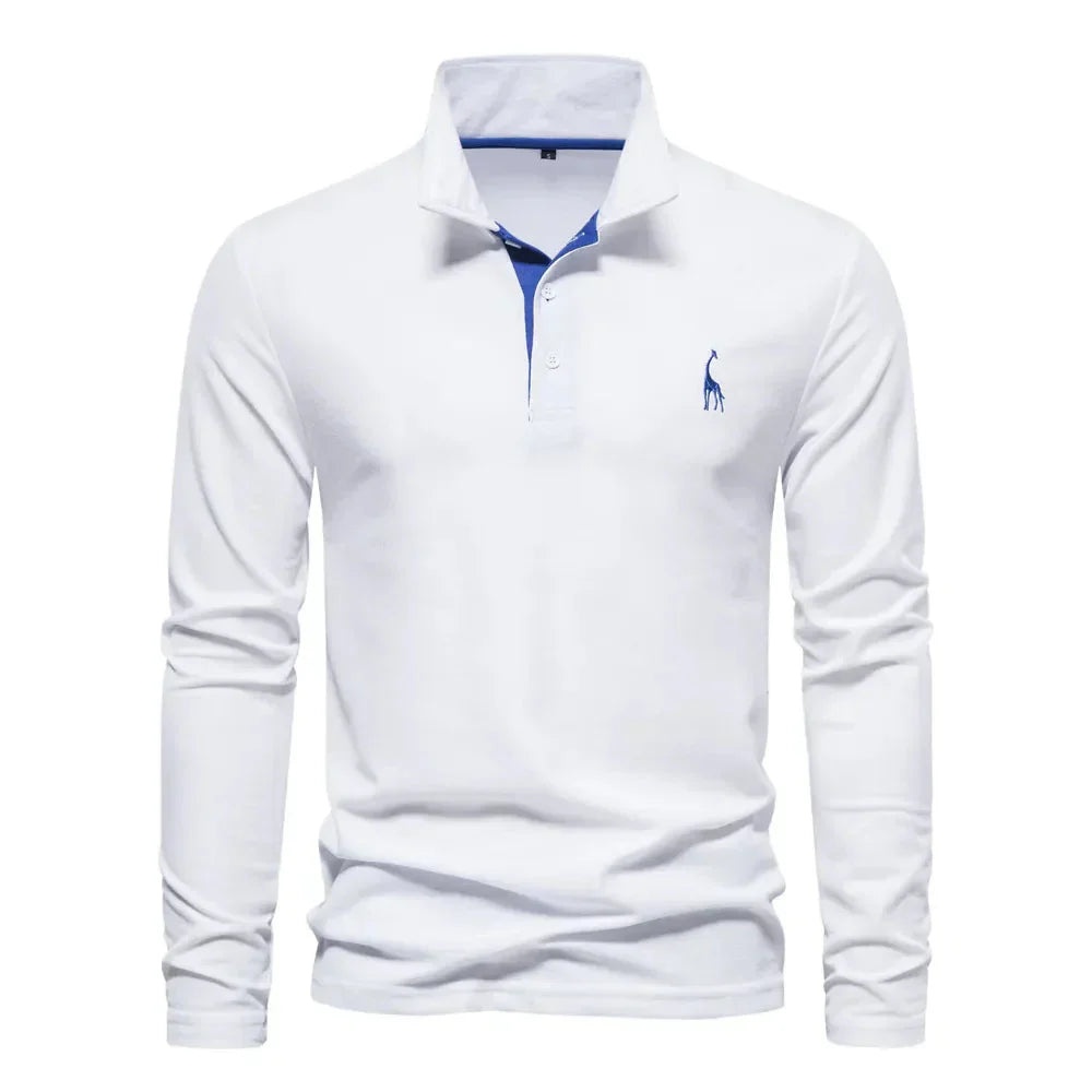 Van Delft Mode® | Polo met Lange Mouwen