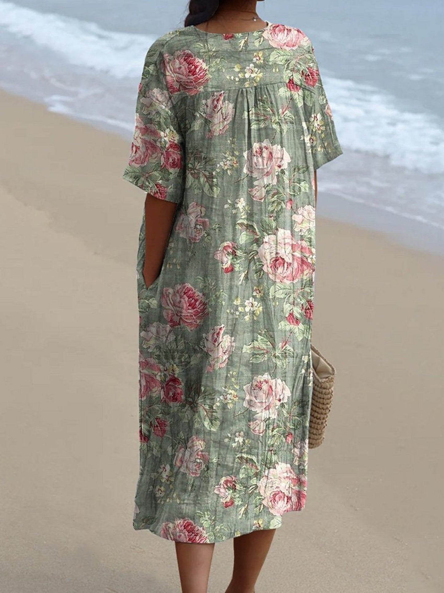 Van Delft Mode® | Zomerbries bedrukte jurk